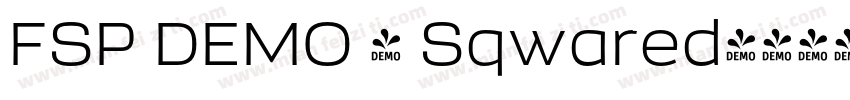 FSP DEMO - Sqwared字体转换